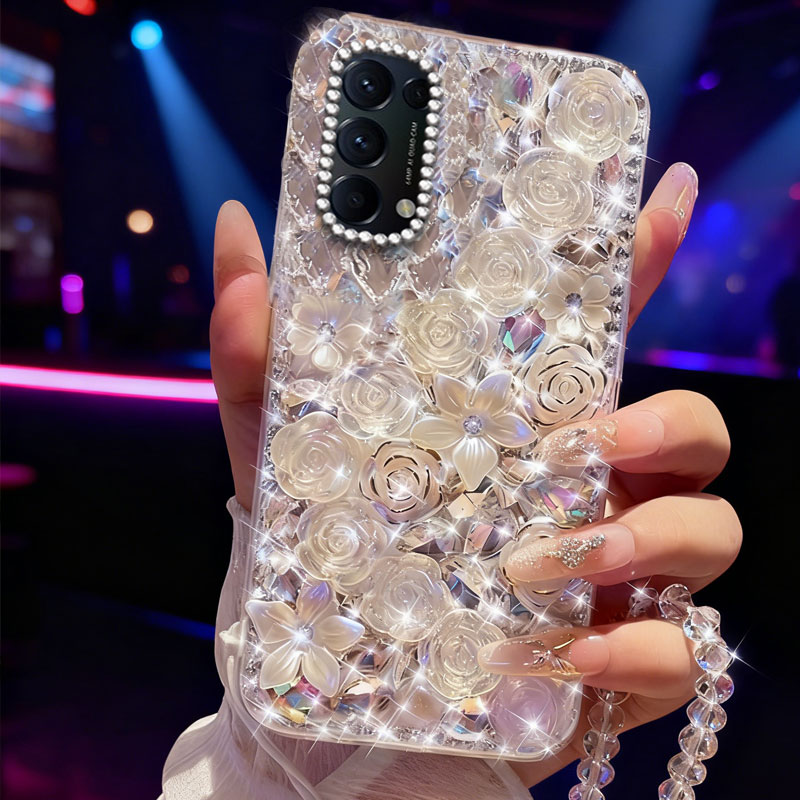 高端奢华镶钻手机壳，不掉钻，不发黄