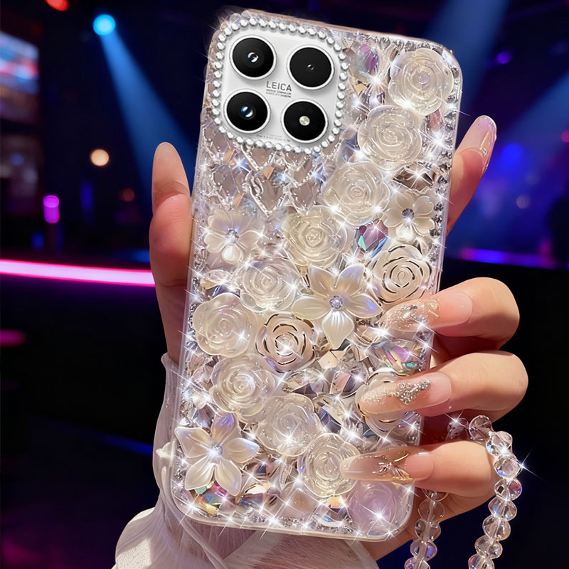 高端奢华镶钻手机壳，不掉钻，不发黄