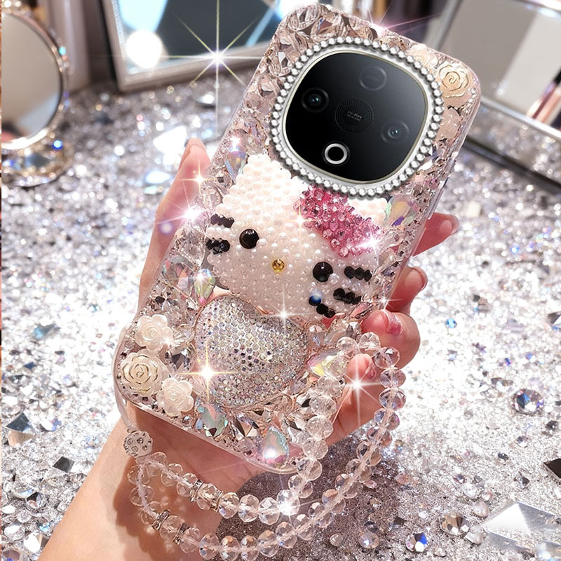 高端奢华镶钻手机壳，不掉钻，不发黄