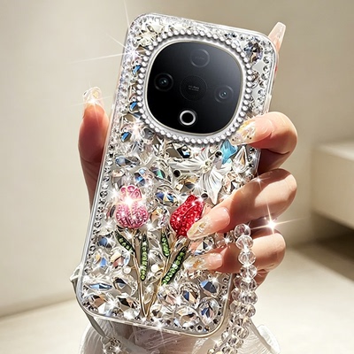 超好看满钻玫瑰适用OPPOA6手机壳女款6硅胶A2外壳A6x保护套7Ultra闪钻A6c网红A3全包2软壳3小众A3iplus防摔8S
