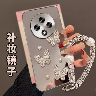 直边镜面补妆镜适用OPPOA3 5G手机壳女款A93新品A92S简约K9高级感A3新款A3i保护套A55 全包a11/2025年A2m网红