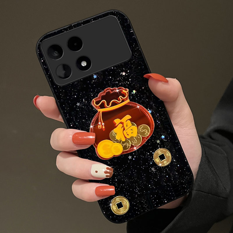 2026年新款细闪适用红米K70手机壳女款11青春版外壳12R保护套K80高级感11防摔11秋冬14全包13+小众13/K70E/1S