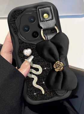 2025新年红色小香风适用Redmi红米Note14手机壳本命年10 蛇年k30冬天11保护套K70外壳11过年12春节k60e针织