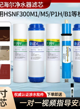 1509适配海尔施特劳斯净水器机滤芯HSNF300M1/M5/P1H/B1智净鲸