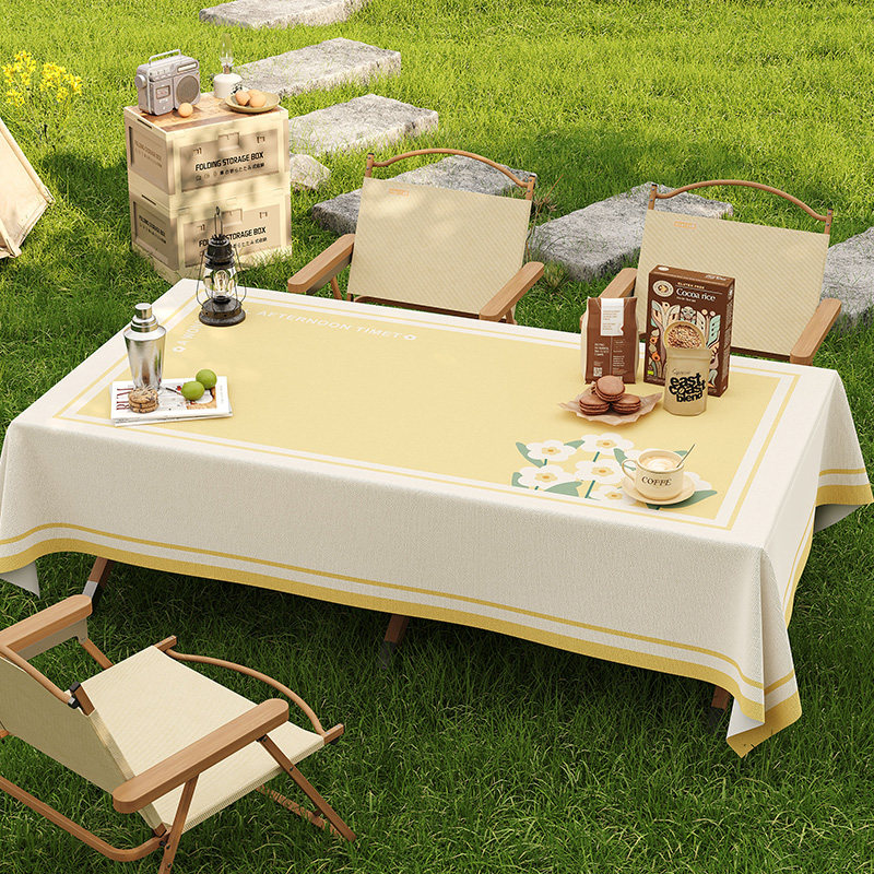 户外露营桌布室外蛋卷桌野餐台布布艺免洗防油防水防烫轻奢高级感,居家布艺,桌布,淘宝优惠券,粉丝福利购,淘宝优惠卷
