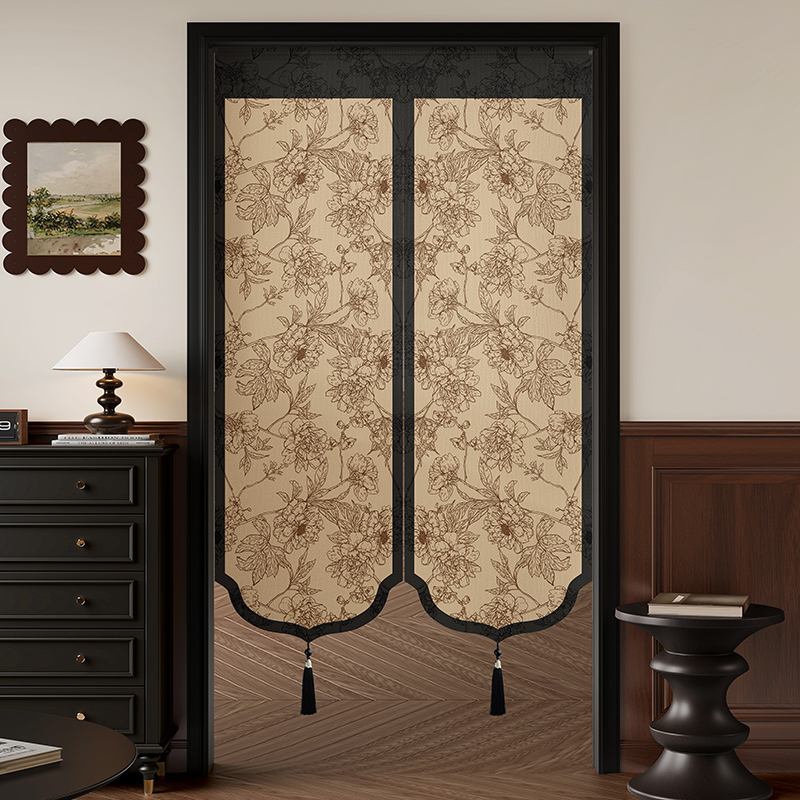 法式客厅门帘家用卧室厨房隔断帘