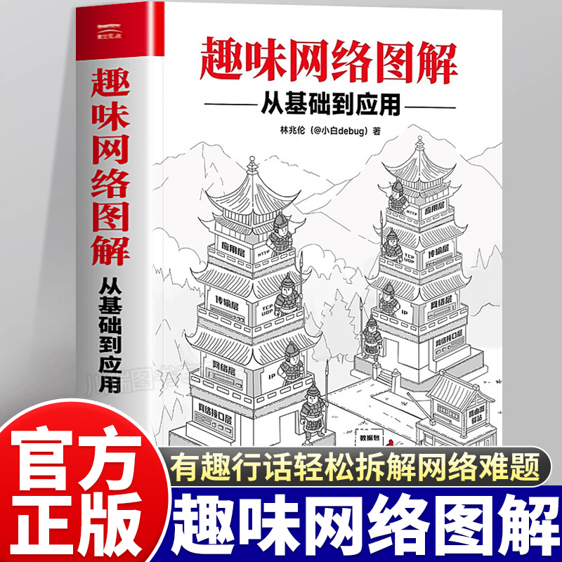 趣味网络图解从基础到应用林兆伦著计算机网络概论网络技术基础知识程序员入门网络设备软件核心工程技术互联网书籍电子工业出版社