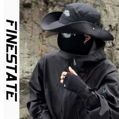 finestate春夏面基尼户外男女专业防晒骑车面罩遮全脸装备登山帽