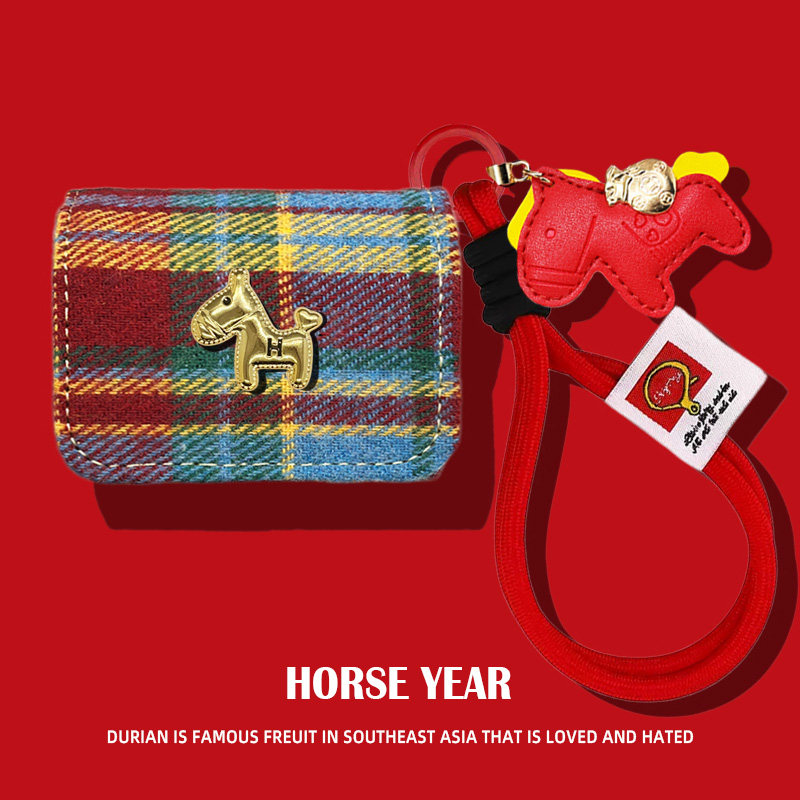 小金马适用sony索尼wf1000xm5保护套一体式wf-1000xm5降噪豆蓝牙耳机套xm5保护壳wh格纹全包防摔连体耳机壳盒