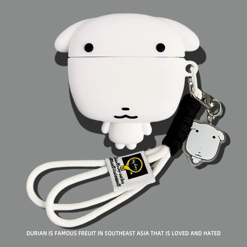 可爱ganadi小狗适用vivotws5保护套2可爱创意iqootws5蓝牙耳机壳vivotws5hifi版无线盒子vivotws4hifi版tws3