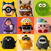 Apple Airpods защитный рукав AirPodspro рукав для наушников Airpods2 второй генерации беспроводной беспроводной штукообразной шкаф для шкатулки с мягкой силиконовой iPods Защитные оболочки First Airpod Suite Pro Tide Universal Ins