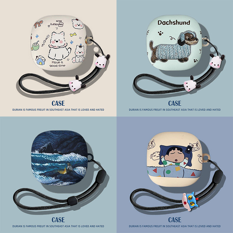 适用索尼音扣LinkBuds Clip保护套Sony新款linkbudsclip耳夹蓝牙耳机保护壳WF-LC900防摔软壳耳机套可爱卡通