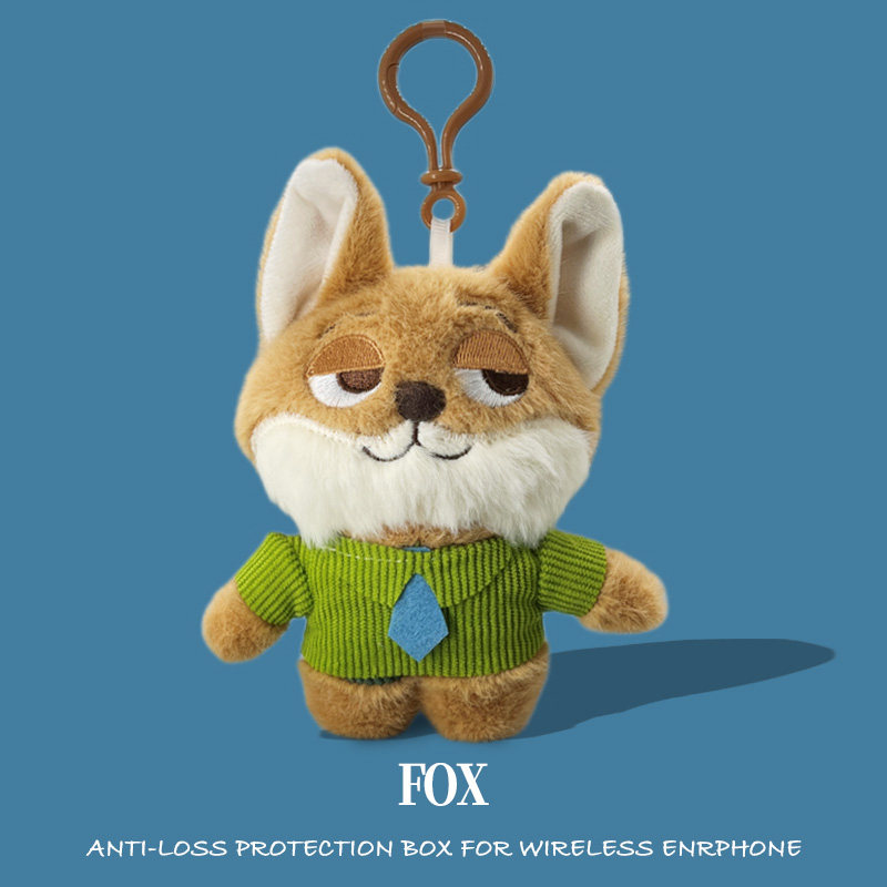 适用vivotws5保护套tws4保护壳vivo毛绒iqoo tws1 air2 pro蓝牙耳机套air3pro盒tws3e耳机壳tw5疯狂动物城3i