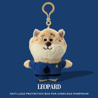 适用vivotws5保护套tws4保护壳vivo毛绒iqoo tws1 air2 pro蓝牙耳机套air3pro盒tws3e耳机壳tw5疯狂动物成3i