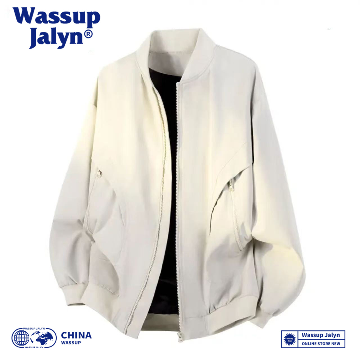 WASSUPJALYN美式飞行员夹克外套