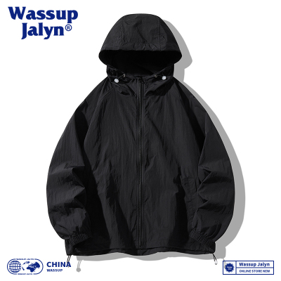 WASSUP JALYN冰丝防晒衣外套男女夏季2025新款轻薄休闲宽松防晒服