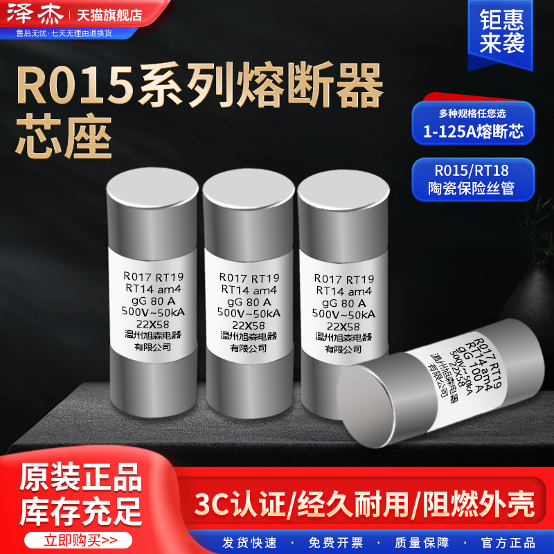 R015熔断器RO15陶瓷保险丝管