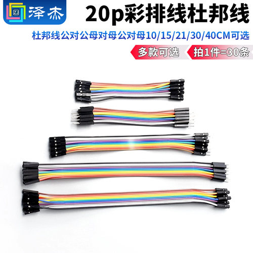 20p彩排线连接线杜邦线