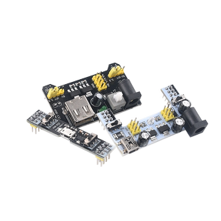 面包板专用电源模块MB-102 双路5V 3.3V DC-DC降压模块 400/830孔