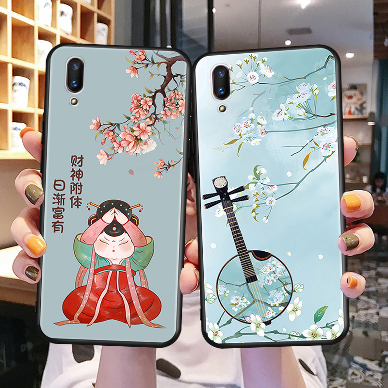 磨砂潮壳 防摔软套 精美彩绘