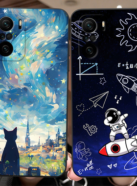 秋昊适用于红米k40pro手机壳m2012k11c宇航员M2012K11C动漫xiaomiK40pro皮卡丘miuiK40pro卡通红迷K4opro学生