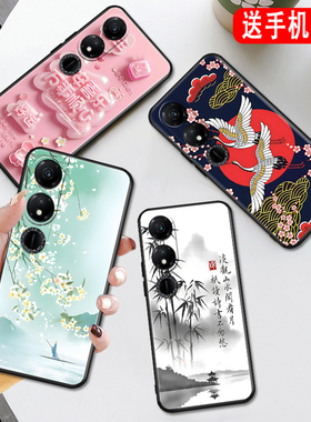 秋昊适用于华为荣耀畅玩40男女手机壳wdy-an00唯美小清新 hw畅玩40软硅胶新款保护套honor唱玩40全包防摔外壳