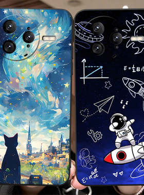 秋昊适用于红米k80pro手机壳Hm K80pr0防摔rdemik80pro动漫Miui k80pro彩绘hongmik8opro风景画redmi宇航员