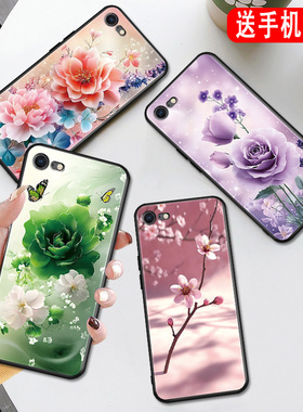 秋昊适用于iphone6plus手机壳a1524保护套iph0ne6plus春天A1524唯美i6pls防摔ihone6plus好看平果6splus花卉a