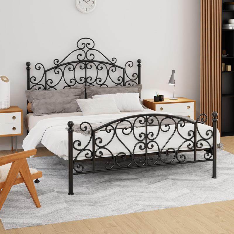 老匠铁床1.5米1.8北欧式公主床单人1.2米网红轻奢铁架床加厚固C7