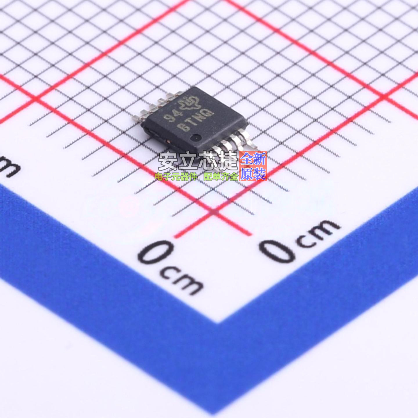 模数转换芯片ADC ADS1018IDGSR VSSOP-10 TI/德州 电子元器件配单 - 实物图