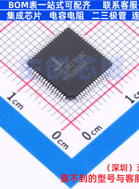电池管理 ISL94212INZ TQFP-64 RENESAS(瑞萨)/IDT 电子元件配单