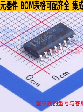 模拟开关/多路复用器 CD4051BM96 SOIC-16 TI/德州 电子元件配单