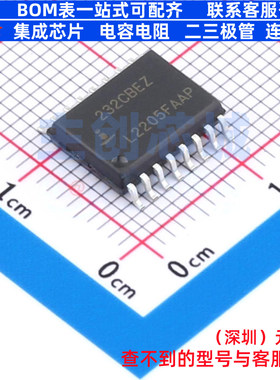 RS232芯片 ICL232CBEZ SOIC-16 RENESAS(瑞萨)/IDT 电子元件配单