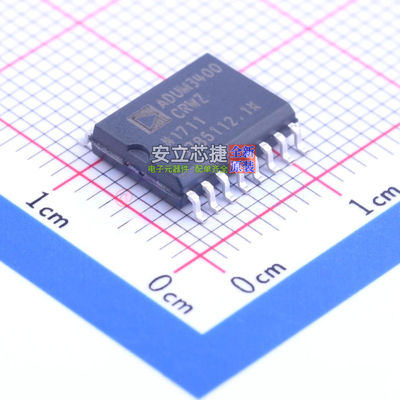 数字隔离器 ADUM3400CRWZ SOIC-16 ADI(亚德诺) 电子元件全新原装