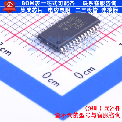 RS232芯片 MAX3243ECPWR TSSOP-28 TI/德州 电子元件配单全新原装