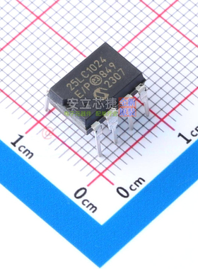 EEPROM 25LC1024-E/P PDIP-8 MICROCHIP(微芯) 电子元件全新原装
