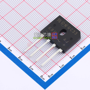 整流桥 GBU4J SIP-4 onsemi(安森美) 电子元器件配单全新原装