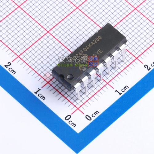 单片机(MCU/MPU/SOC) PIC24F04KA200-I/P PDIP-14 MICROCHIP(微芯