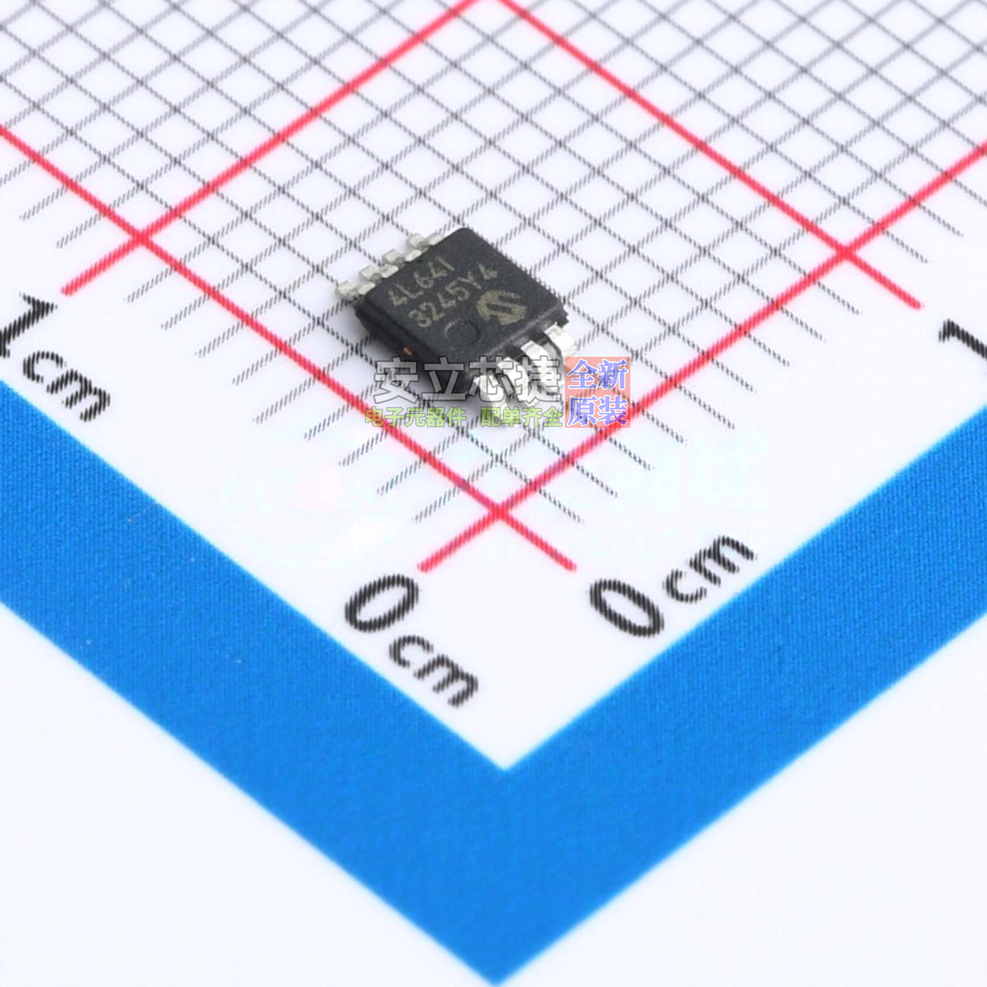 EEPROM 24LC64T-I/MS MSOP-8 MICROCHIP(微芯) 电子元件全新原装