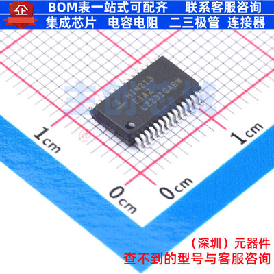RS232芯片 HIN213EIAZ SSOP-28 RENESAS(瑞萨)/IDT 电子元件配单