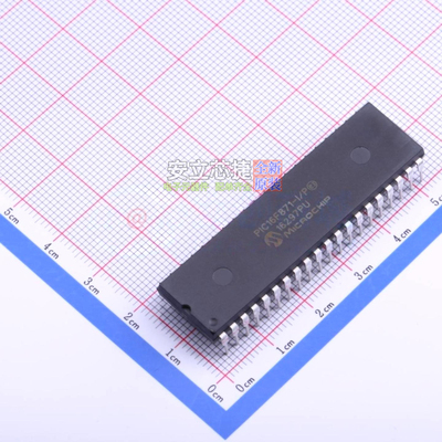 单片机(MCU/MPU/SOC) PIC16F871-I/P PDIP-40 MICROCHIP(微芯)