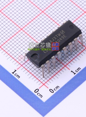 缓冲器/驱动器/收发器 CD74HC4049E PDIP-16 TI/德州 电子元器件