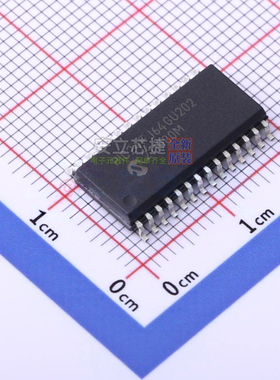 单片机(MCU/MPU/SOC) PIC24FJ64GU202-I/SO SOIC-28 MICROCHIP(微