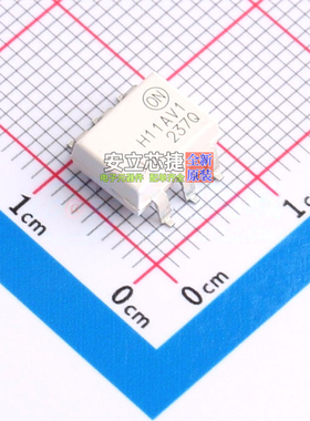 晶体管输出光耦 H11AV1SM SMD-6P onsemi(安森美) 电子元器件配单