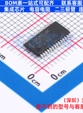 模拟开关/多路复用器 MAX306EUI+T TSSOP-28 MAXIM(美信) 元器件