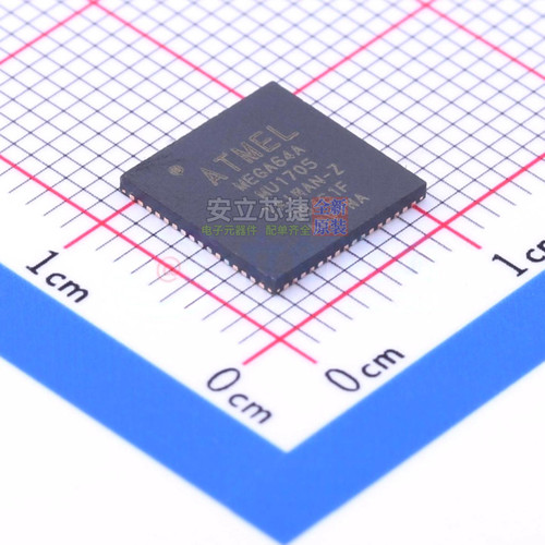 单片机(MCU/MPU/SOC) ATMEGA64A-MU QFN-64 MICROCHIP(微芯)
