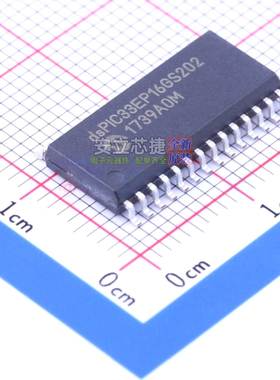 数字信号处理器(DSP/DSC) DSPIC33EP16GS202-E/SO SOIC-28 MICROC