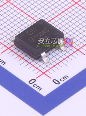 整流桥 DF1504S-T DF-S DIODES(美台) 电子元器件配单全新原装