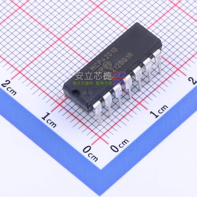 数字电位器 MCP42010-I/P PDIP-14 MICROCHIP(微芯) 电子元件配单