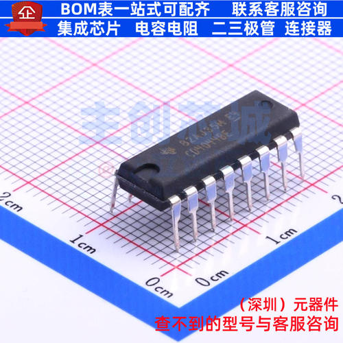 锁存器 CD4044BE DIP-16 TI/德州 电子元器件配单全新原装